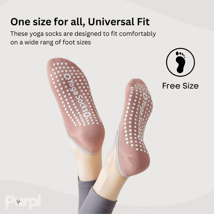 Purpl™ Soft Yoga Socks