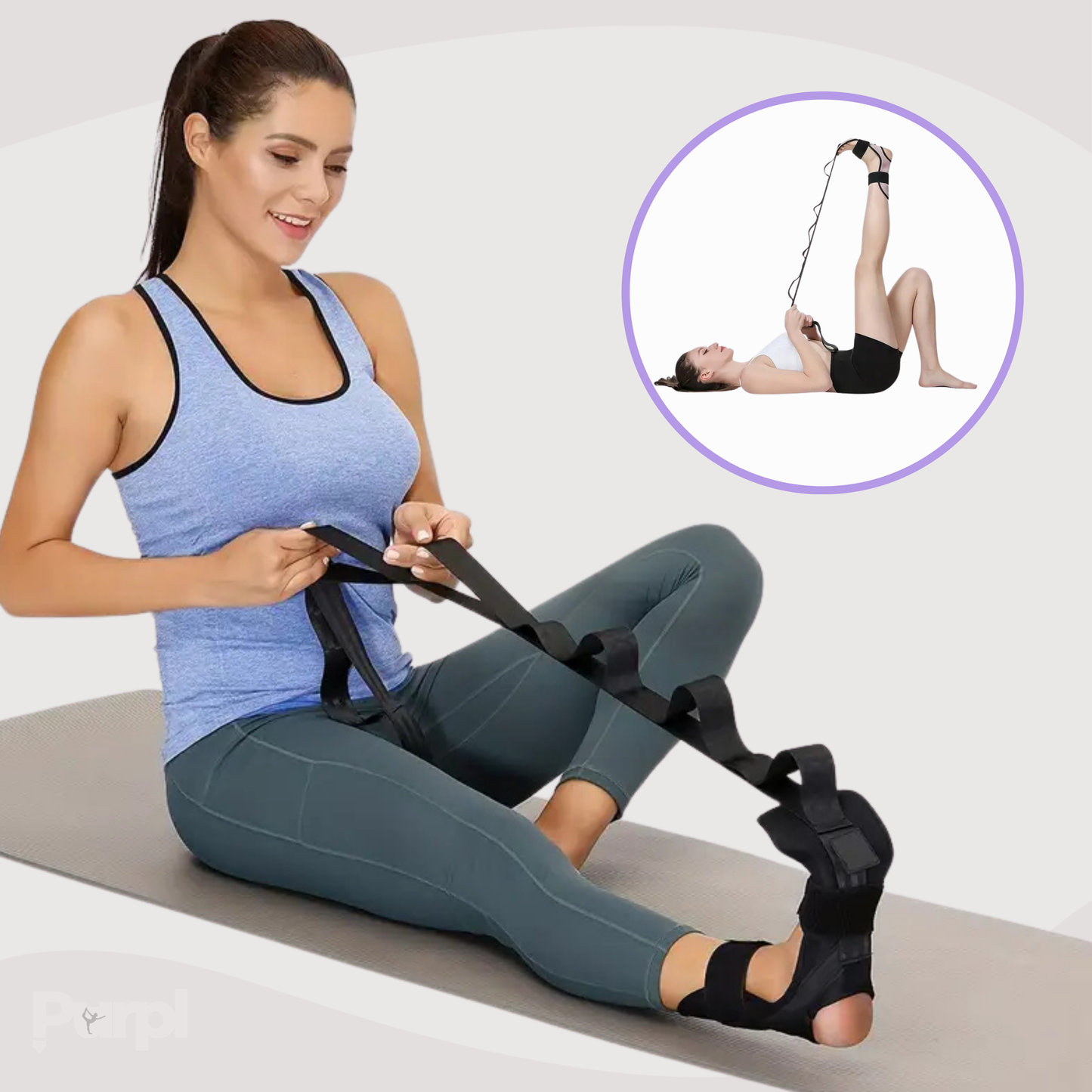 Purpl™ FlexiLoop Yoga Strap