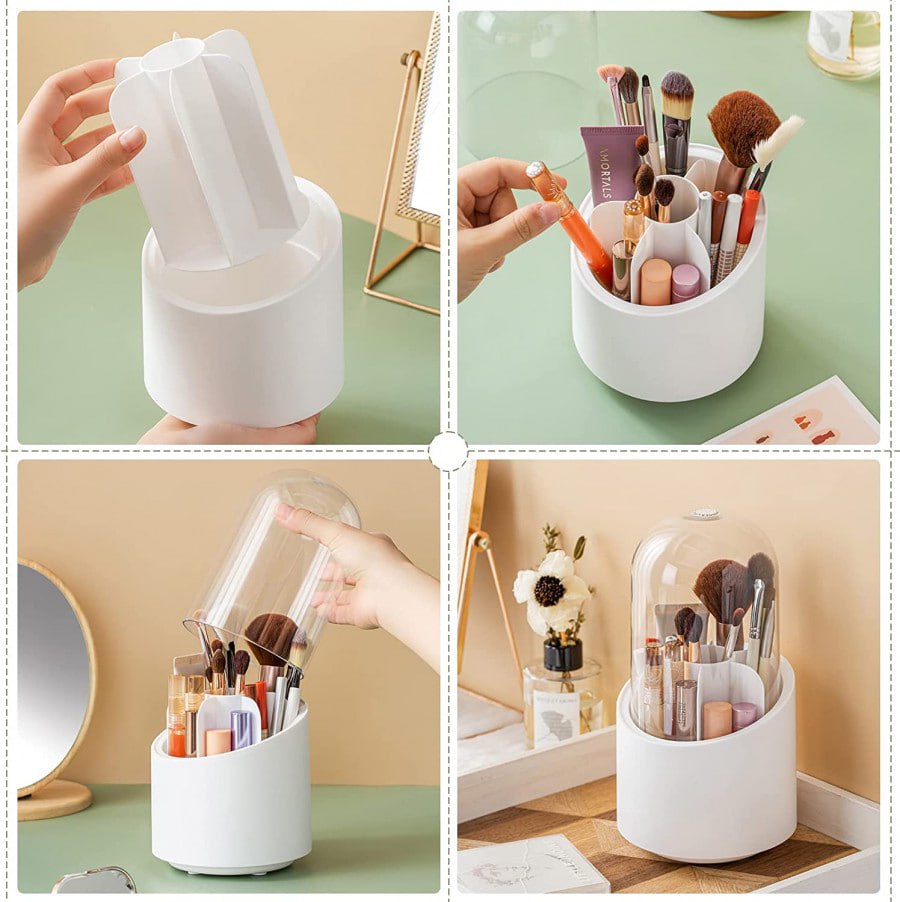 The Makeup Brush Organiser (360° Rotating)