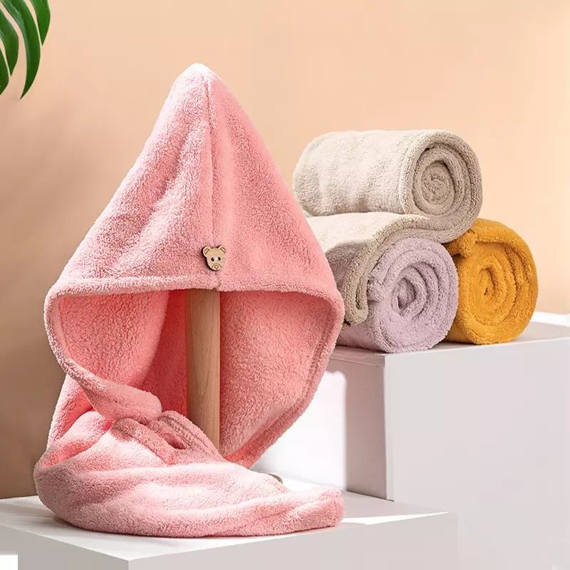 Quick Dry Hair Towel (Random Color)