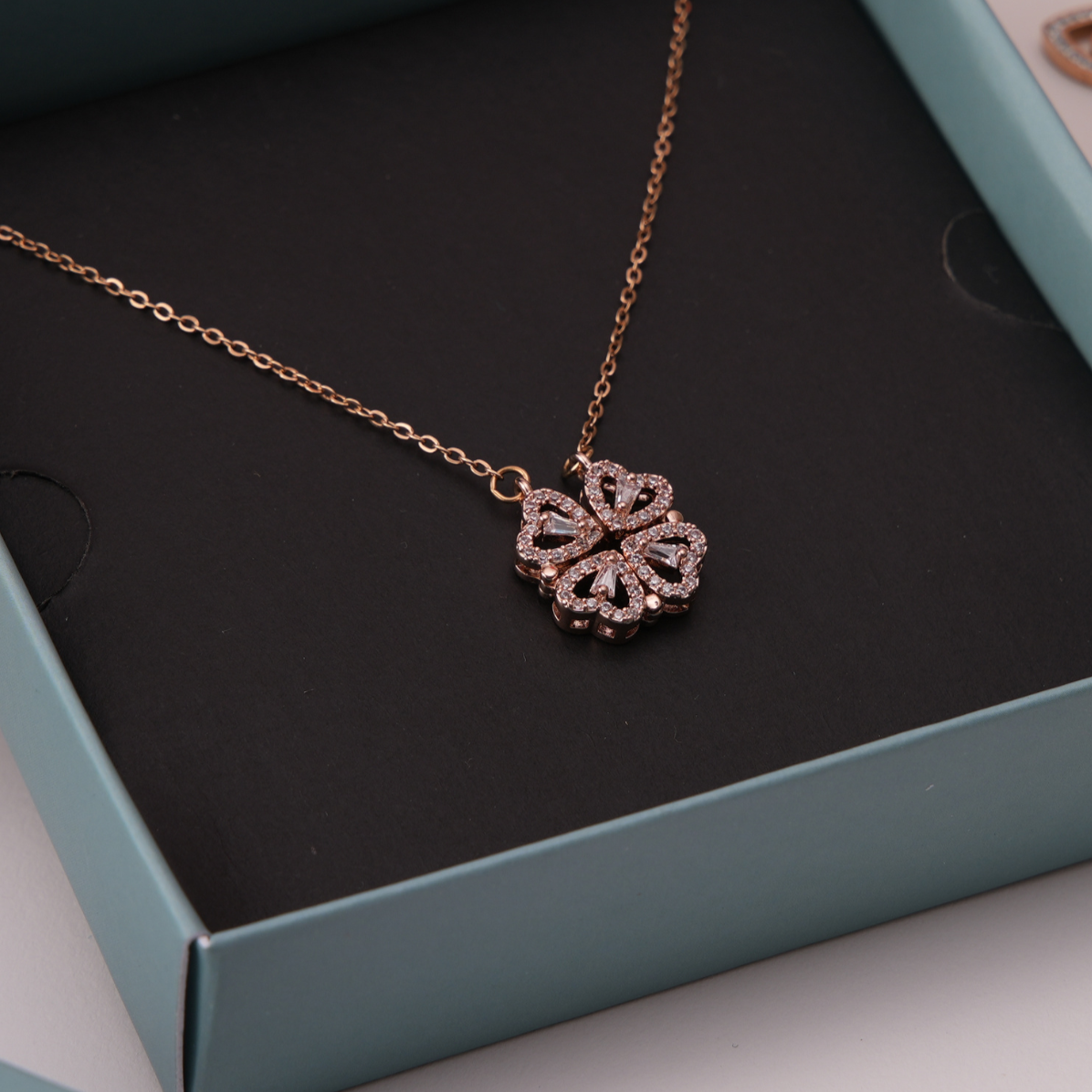 Clover Heart Necklace